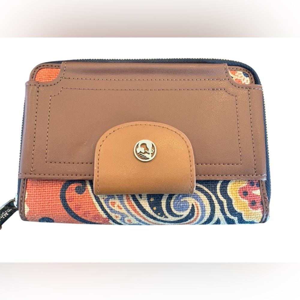 Spartina 449 Linen/Leather Multicolor  phone accessory wristlet